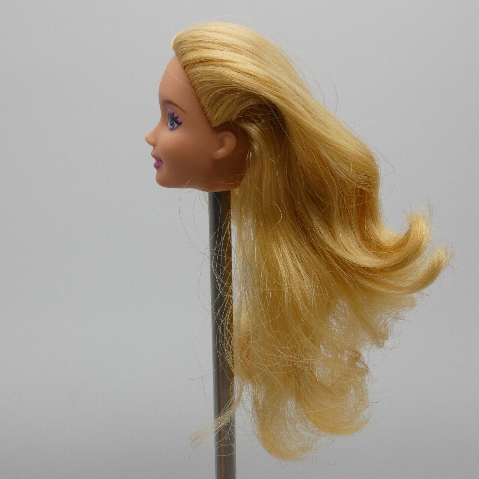 Disney Sleeping Beauty Princess Aurora Doll Head Blonde Purple Eyes Mattel X9335