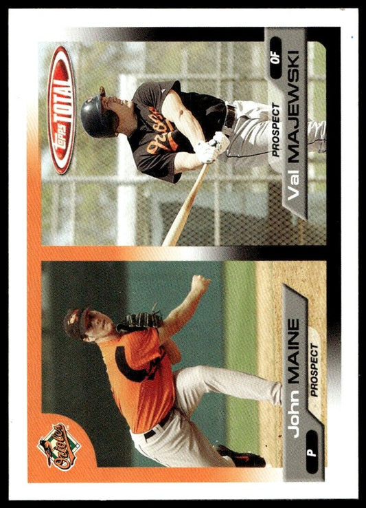 2005 Topps Total #699 John Maine / Val Majewski 