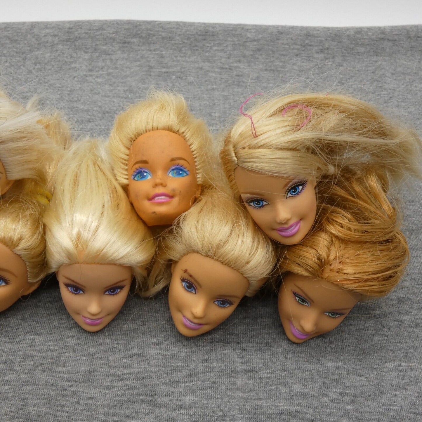 Barbie Doll Head Lot of 10 Heads Tori Generation Girl Superstar Summer Mattel