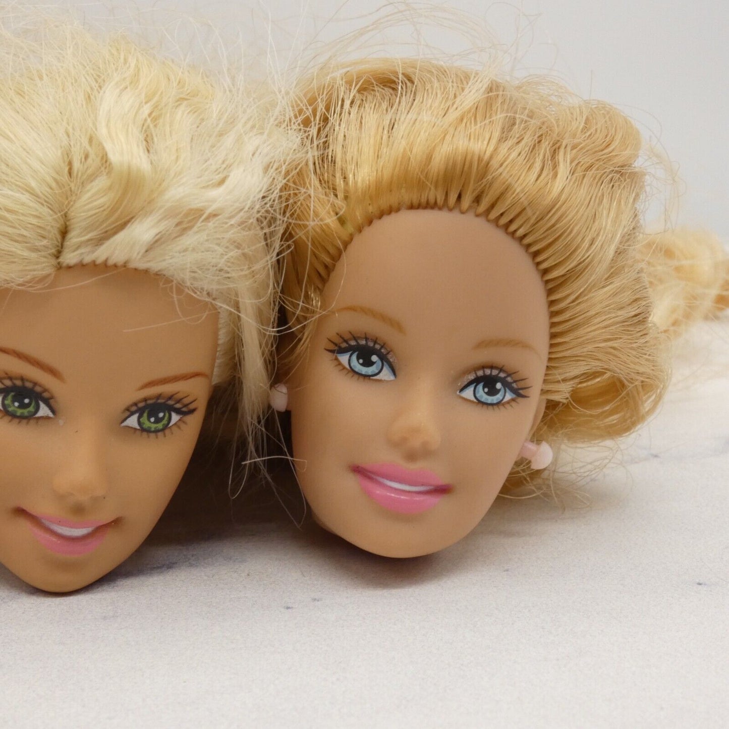 Barbie Doll Head Lot of 5 Heads Generation Girl Face Blonde Blue Green Eyes JY20