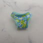 Barbie Doll Swimsuit Bathing Suit Bikini Bottom Only Blue Floral