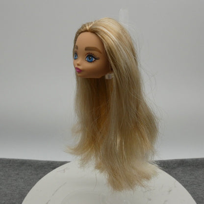 Barbie Extra Minis 4 Doll Head Only Long Blonde Hair 2022 Mattel HGP66 5.5 Inch