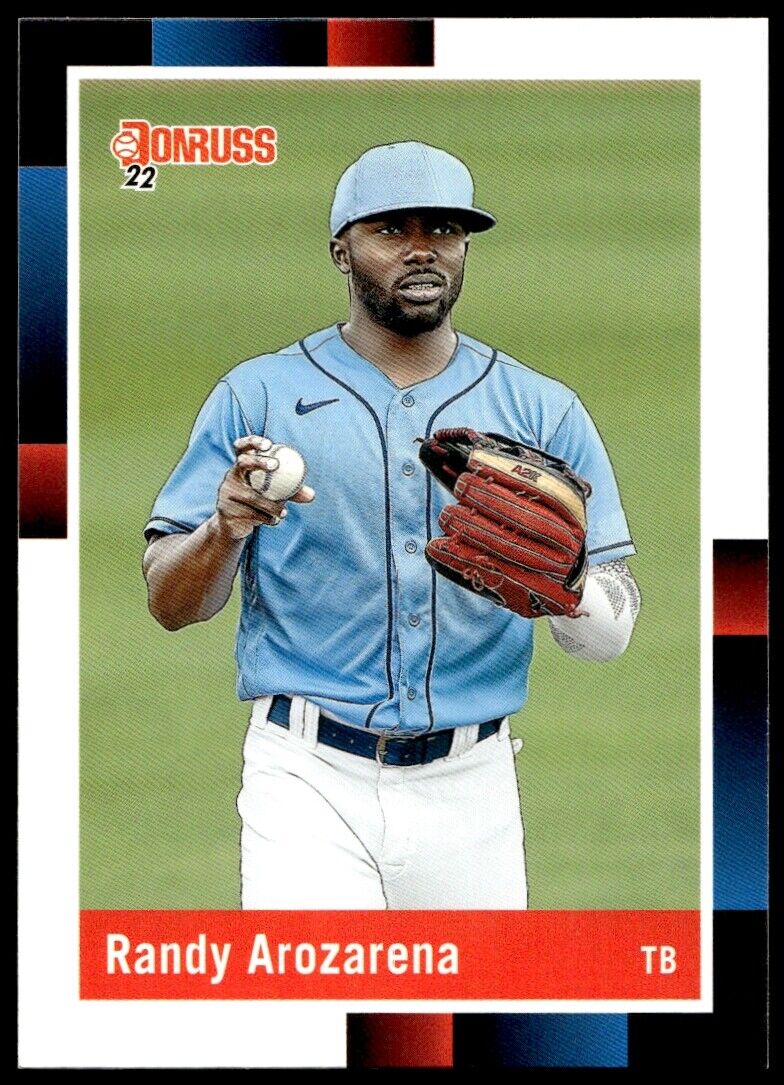 2022 Donruss #275b Randy Arozarena Image variation: Light blue jersey Near Mint