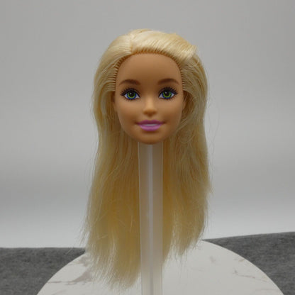 Barbie Travel Doll Head Only Millie Face Blonde Green Eyes FWV25 Mattel 2019