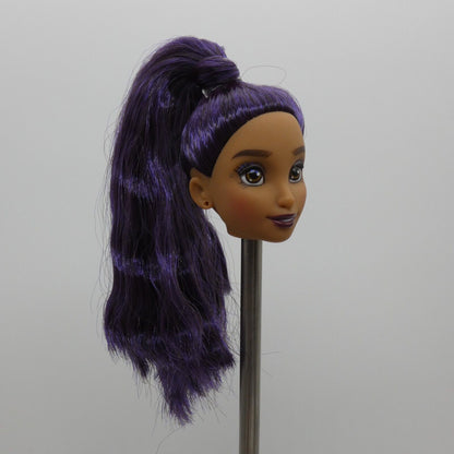 Disney ILY 4 Ever Ursula Doll Head Only Medium Skin Wavy Purple Hair Brown Eyes