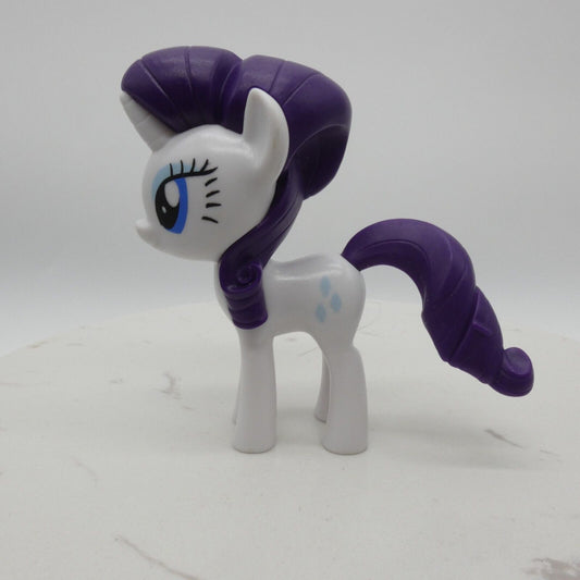 My Little Pony Rarity White Molded Purple Mane Tail 2018 G4 FiM Burger King