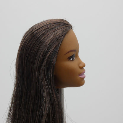 Barbie Sweet Orchard Farm Doll Head Only African American Kim Face 2019 GFY80