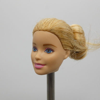 Barbie Beach Doll Head Millie Face Ponytail Straight Hair 2015 Mattel CFF12