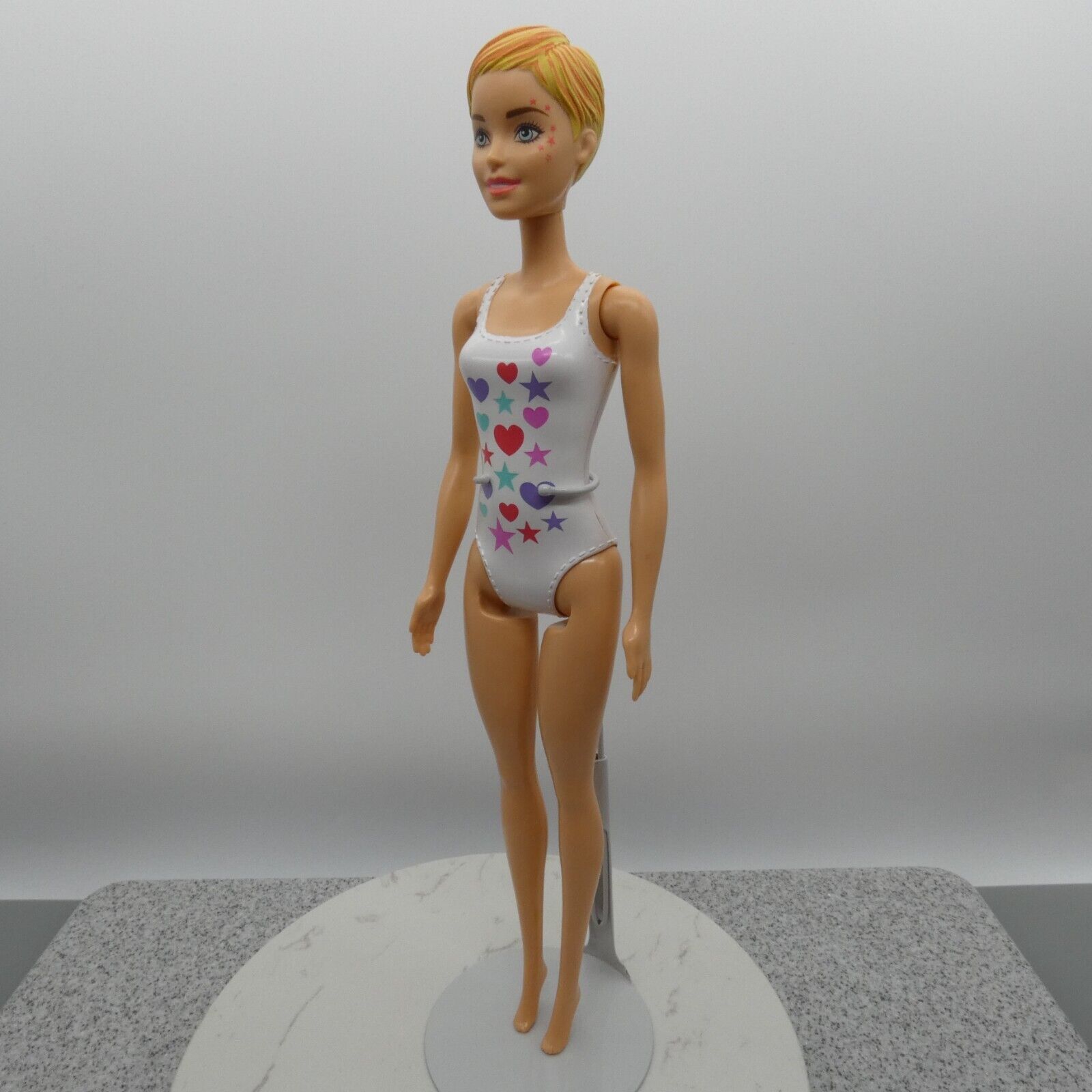 Barbie Color Reveal Doll Millie Face Blonde Heart Leotard Day To Night GPD56