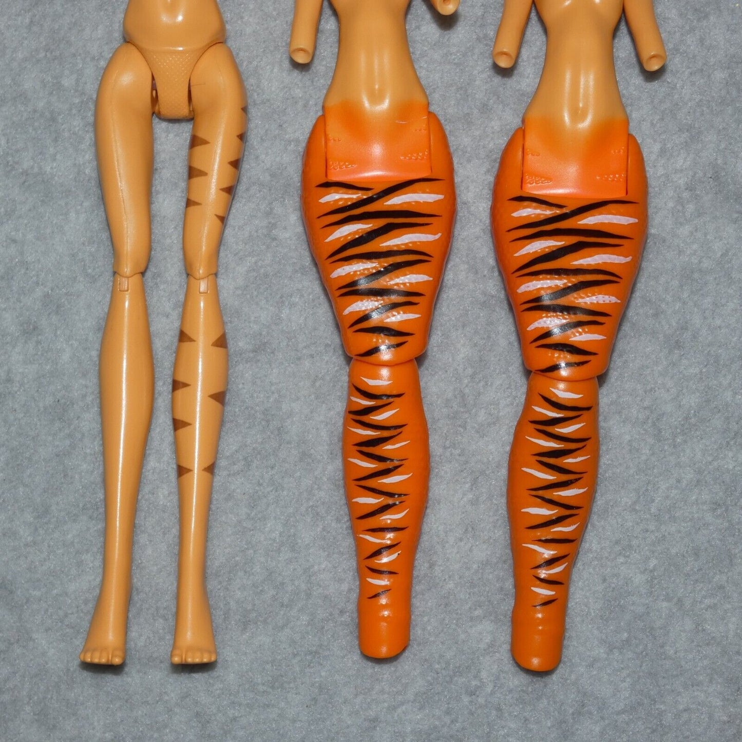 Monster High Toralei Stripe Doll Body Lot of 3 Bodies G1 Gen 1