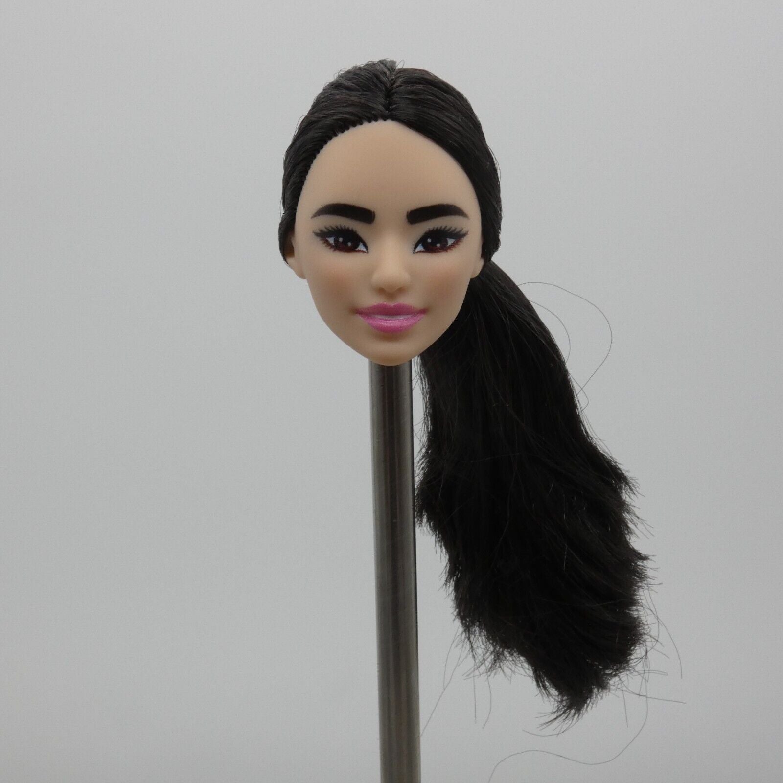 Barbie Made To Move Tennis Player Doll Head Only Black Hair Asian 2023 HKT73 M