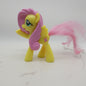 My Little Pony Fluttershy G4 Molded Mane McDonald's Toy Yellow 2011 Hasbro