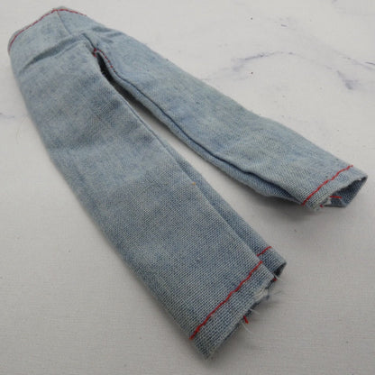 Barbie Doll Size Pants Light Blue Jean Denim Like Highwater Fits Fashionistas