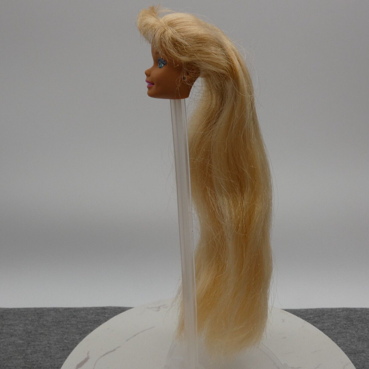 Barbie Sparkle Beach Doll Head Only Long Blonde Hair 1996 Mattel 13132 SuperStar