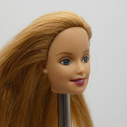 Barbie Xhilaration Doll Head Generation Girl Face Red Hair Blue Eyes 1999 23961