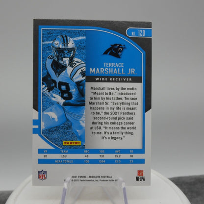 2021 Panini Absolute - Rookies  #120 Terrace Marshall Jr. (RC)