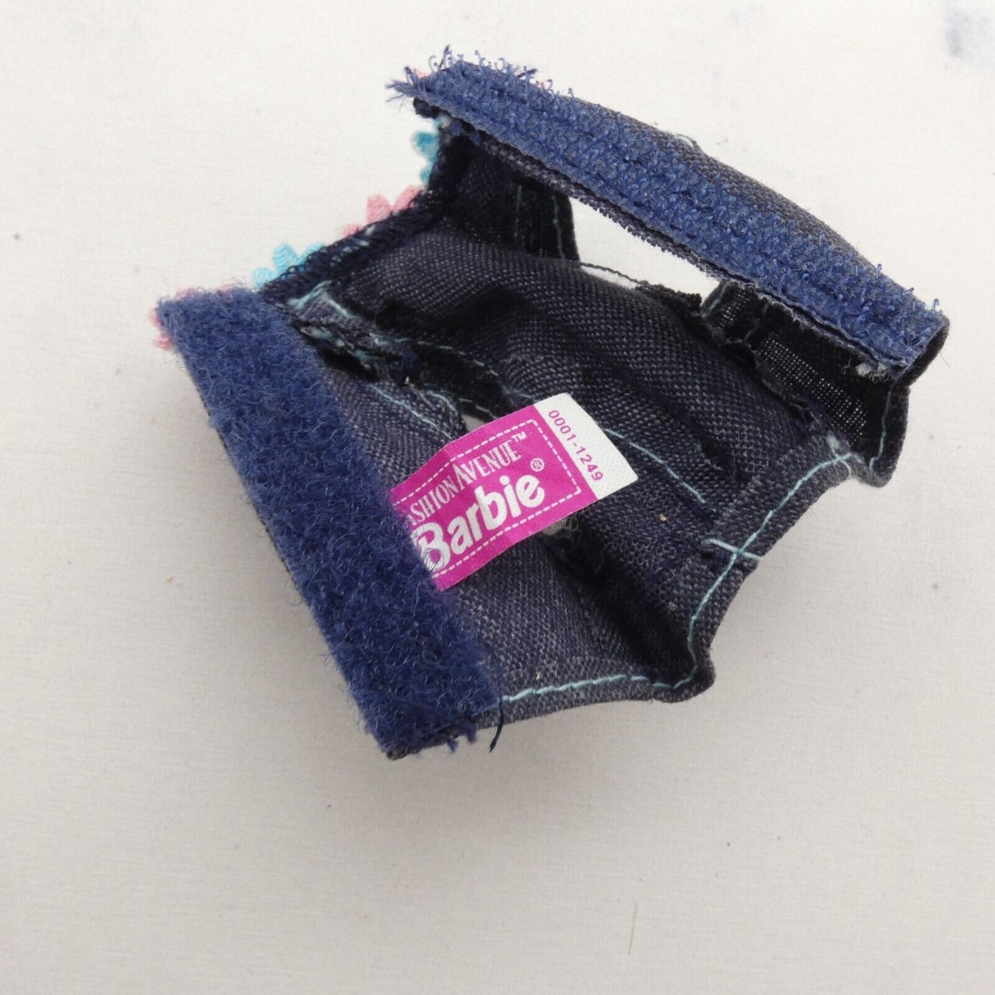 Barbie Fashion Avenue Authentic Jeans Doll Vest Top Blue Denim Like 1998 20597