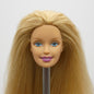 Barbie Style Doll Head Generation Girl Face Blonde Crimped Hair 2004 B6390