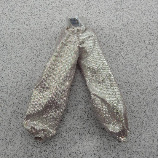 Barbie and the Rockers Dana Doll Pants Silver Metallic Missing Suspenders 1986