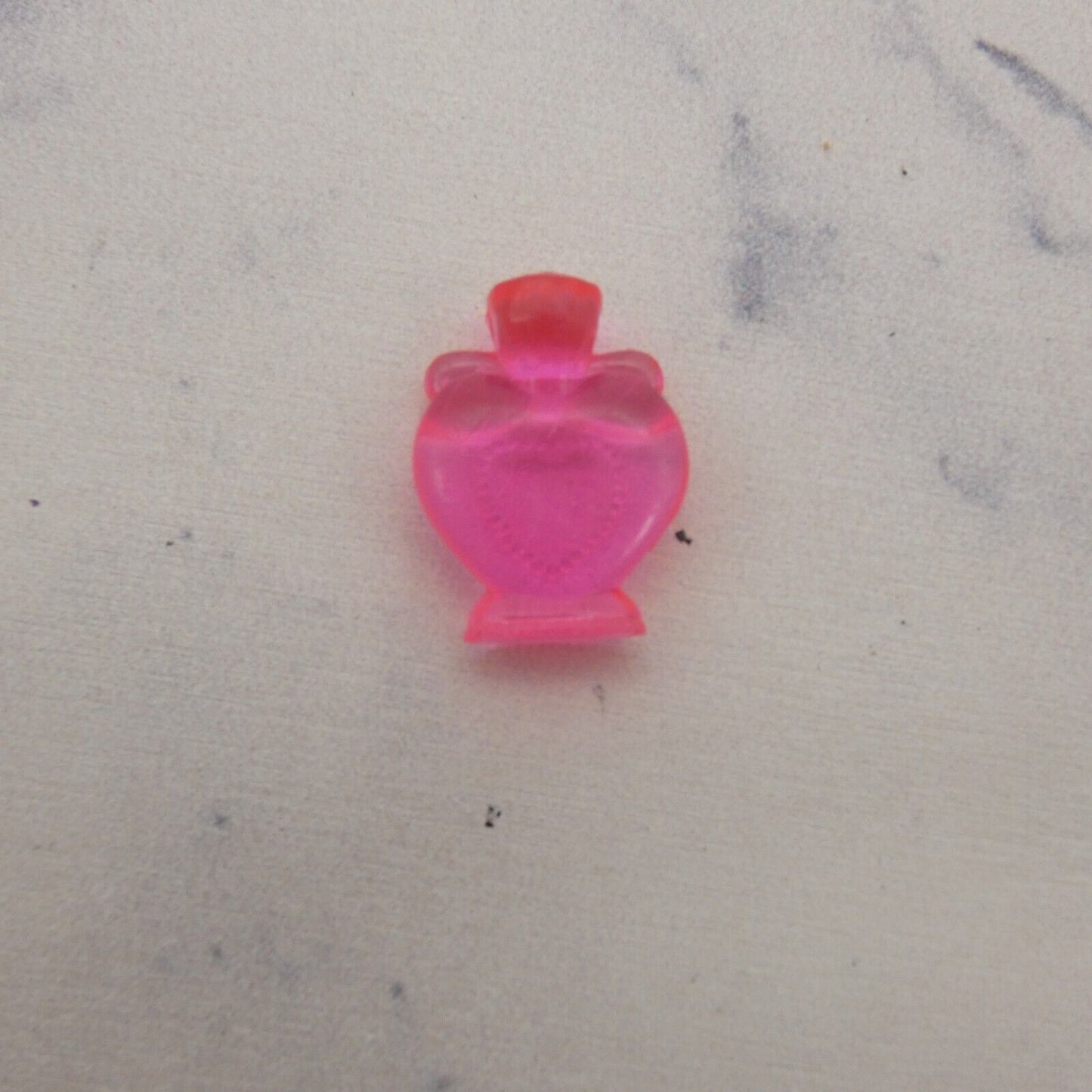 Barbie Doll Size Perfume Bottle Pink Translucent Diorama Playset Accessory