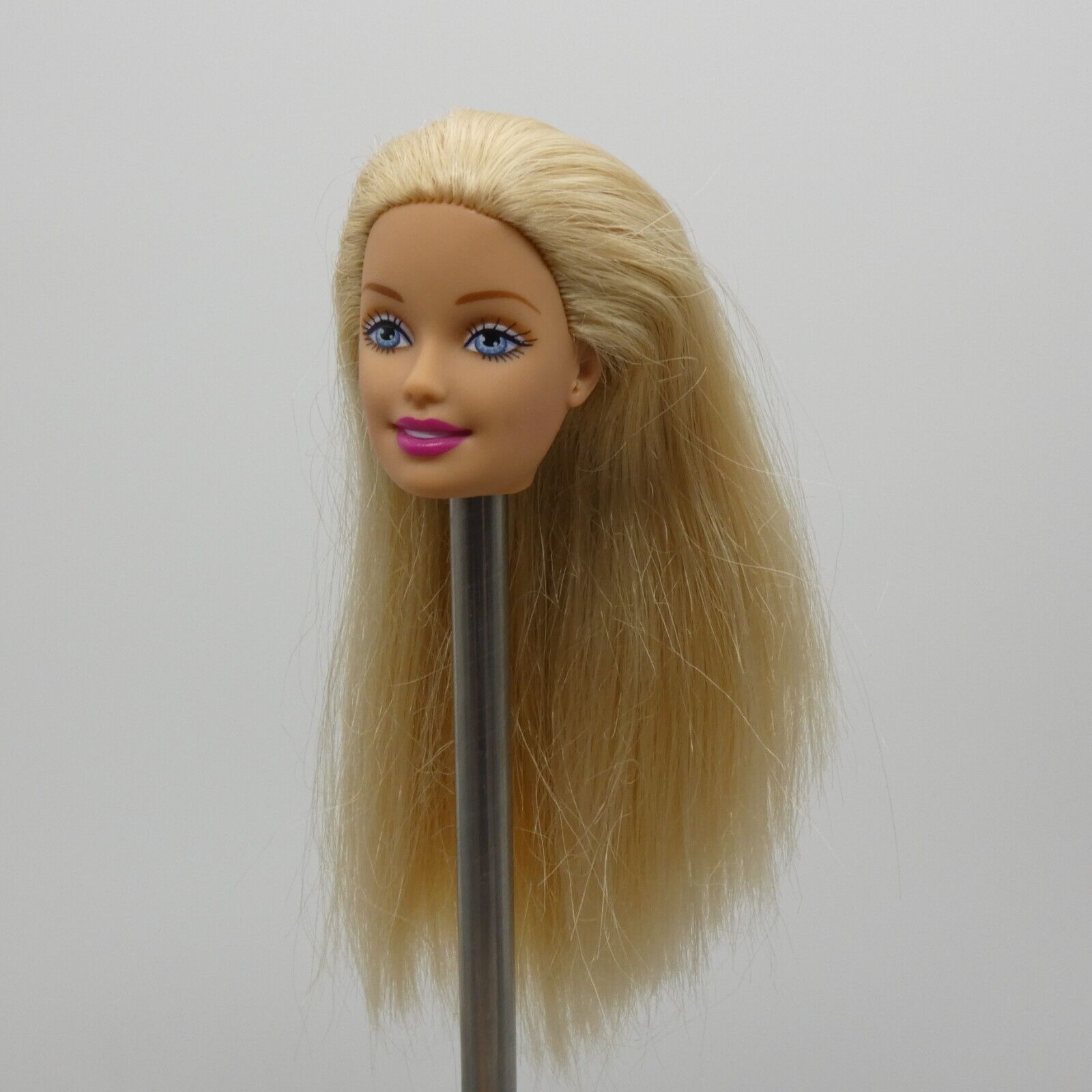 Barbie Doll Head Generation Girl CEO Face Blonde Hair Blue Eyes Light Skin