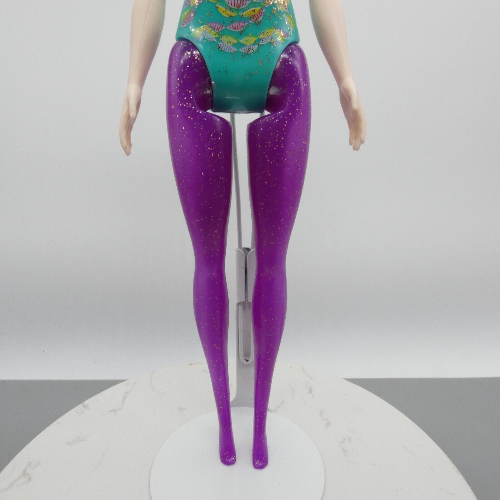 Barbie Color Reveal Confetti Doll Body Molded Bodysuit Purple Glitter 2021 GTL83