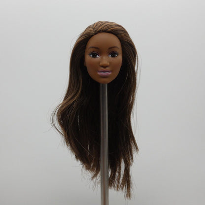 Barbie Beach Doll AA Crystal Face Medium Dark Skin Beauty Mark 2017 Mattel FJD99