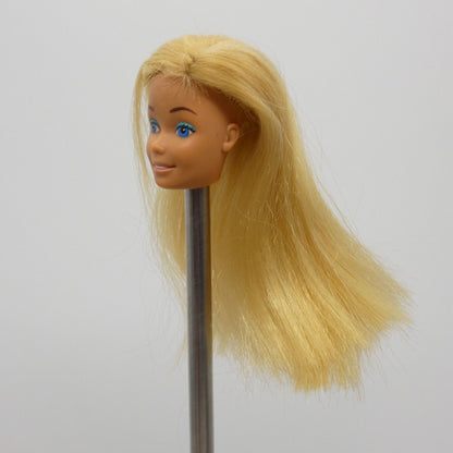 Barbie Malibu Doll Head Only SuperStar Tan Medium Light Skin Mattel TLC