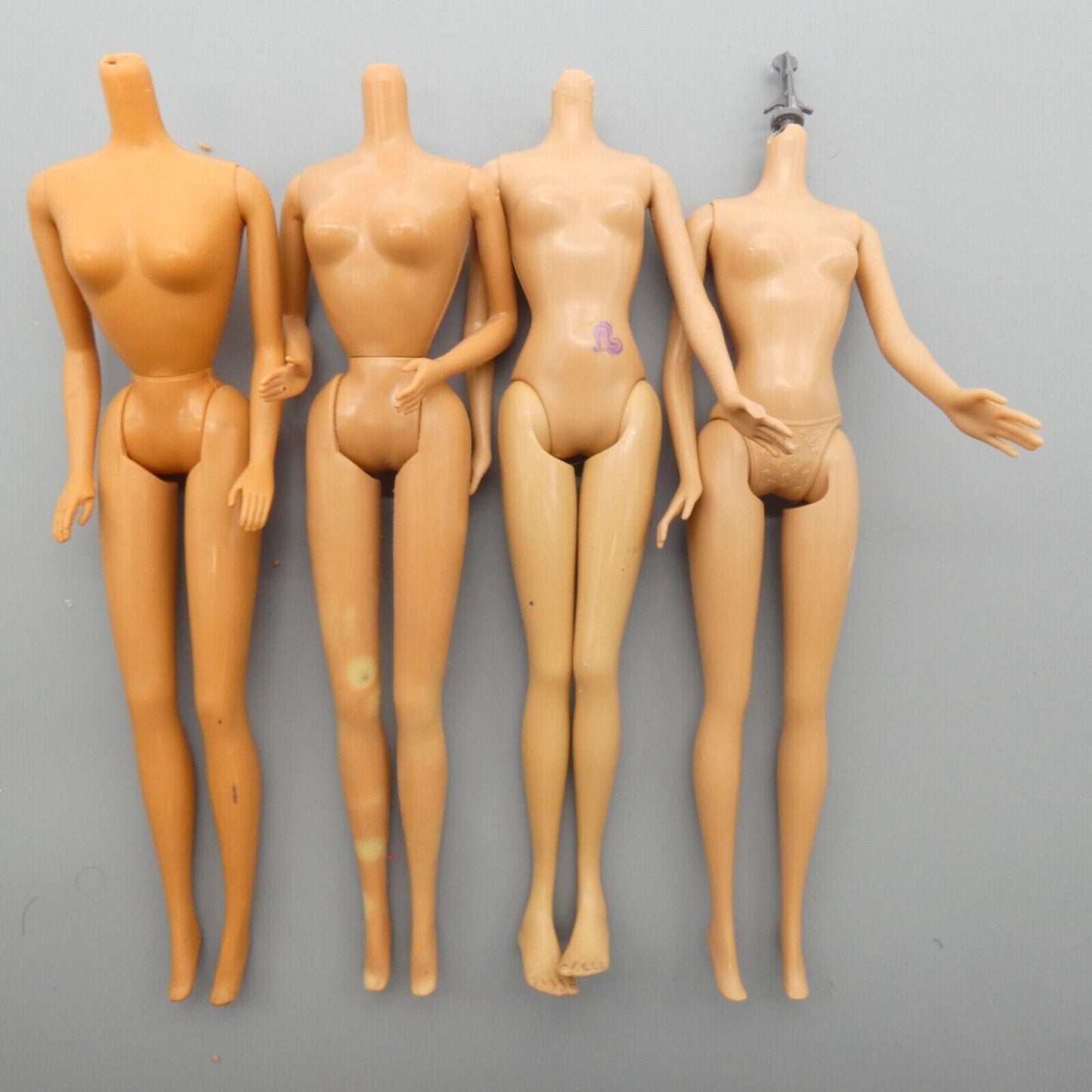 Barbie Doll Bodies Lot For Parts Or Repair Flaws Present TLC Various Models 2xM