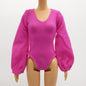 Barbie Doll Bodysuit Pink Magenta Long Sleeve Fits Bellybutton Fashionistas Tall