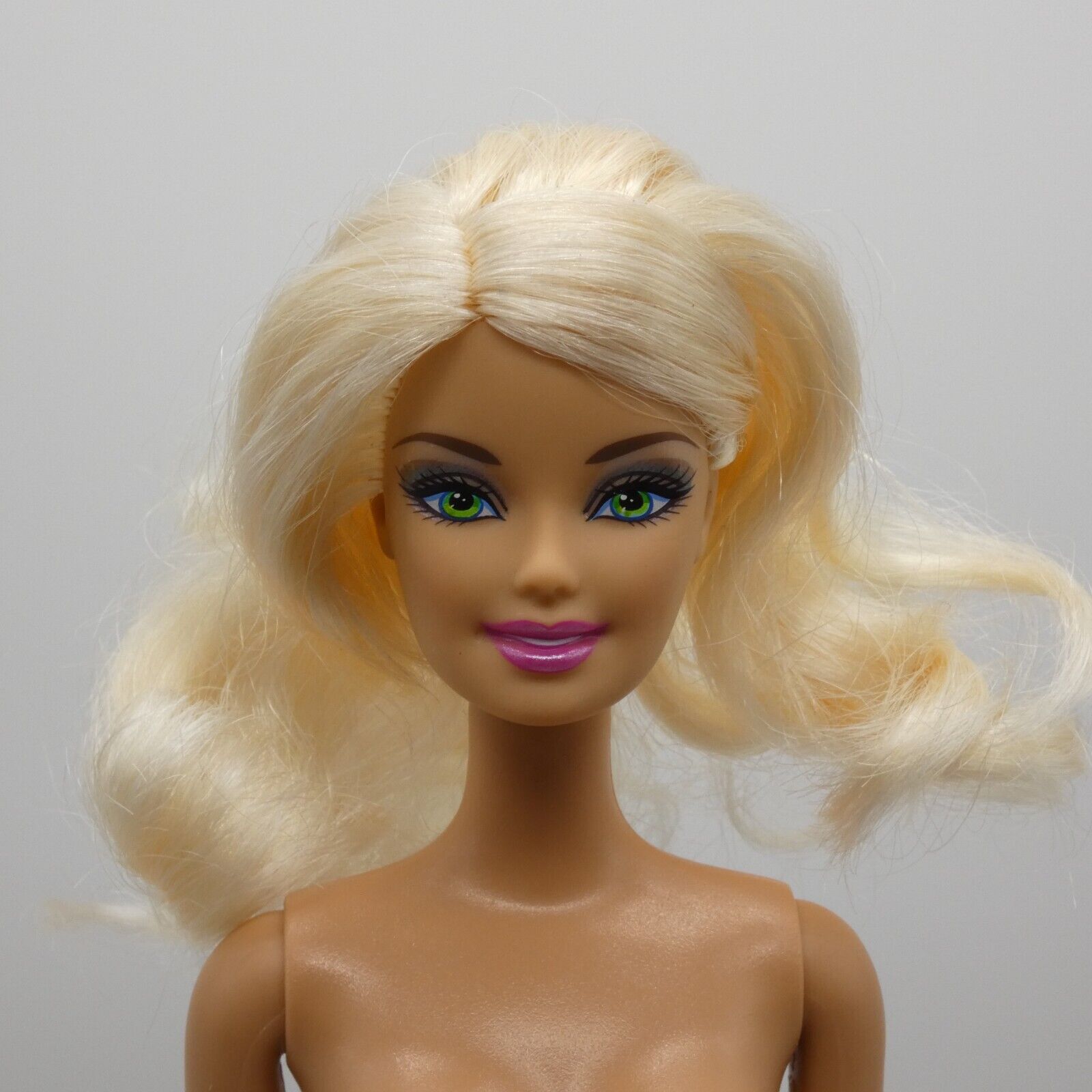 Barbie Doll Generation Girl CEO Face Green Eyes Blonde Hair Light Skin Tone