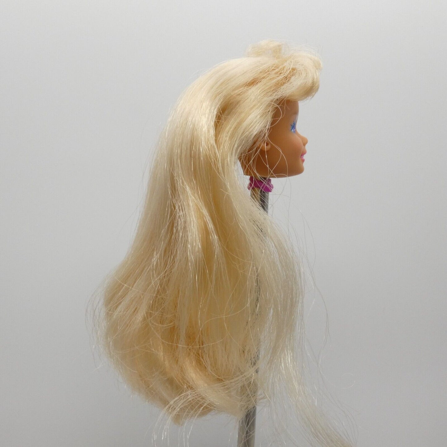 Rollerblade Barbie Doll Head Only Blonde Bangs Medium Light 1992 Mattel 2214