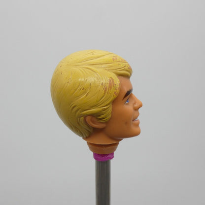 Barbie Sun Lovin' Malibu Ken Doll Head Blonde Hair Blue Eyes 1979 Hong Kong 1088