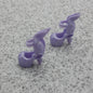 Barbie Doll Size Shoes High Heel Purple Closed Toe Winged Ankle Strap B1 Clone