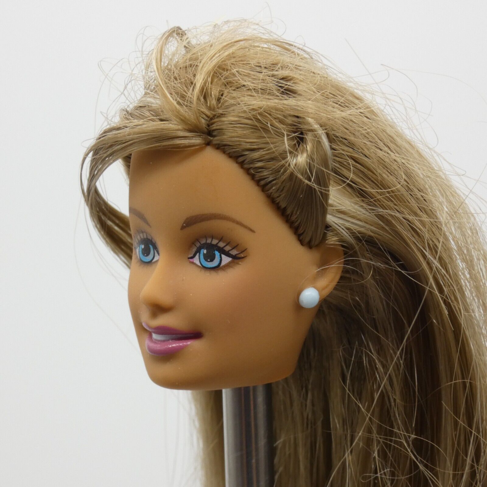 Barbie Cali Girl Doll Head Blonde Highlighted Hair Generation Girl Face Tan Skin