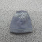 Barbie Doll Size Skirt Blue Jean Denim Like Light Wash Silver Dots Cuff Hem