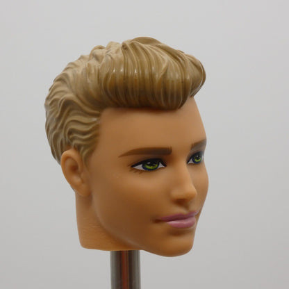 Barbie Fashionistas Ken Doll Head Prince Kieran Face Blonde Green Eyes DGY67