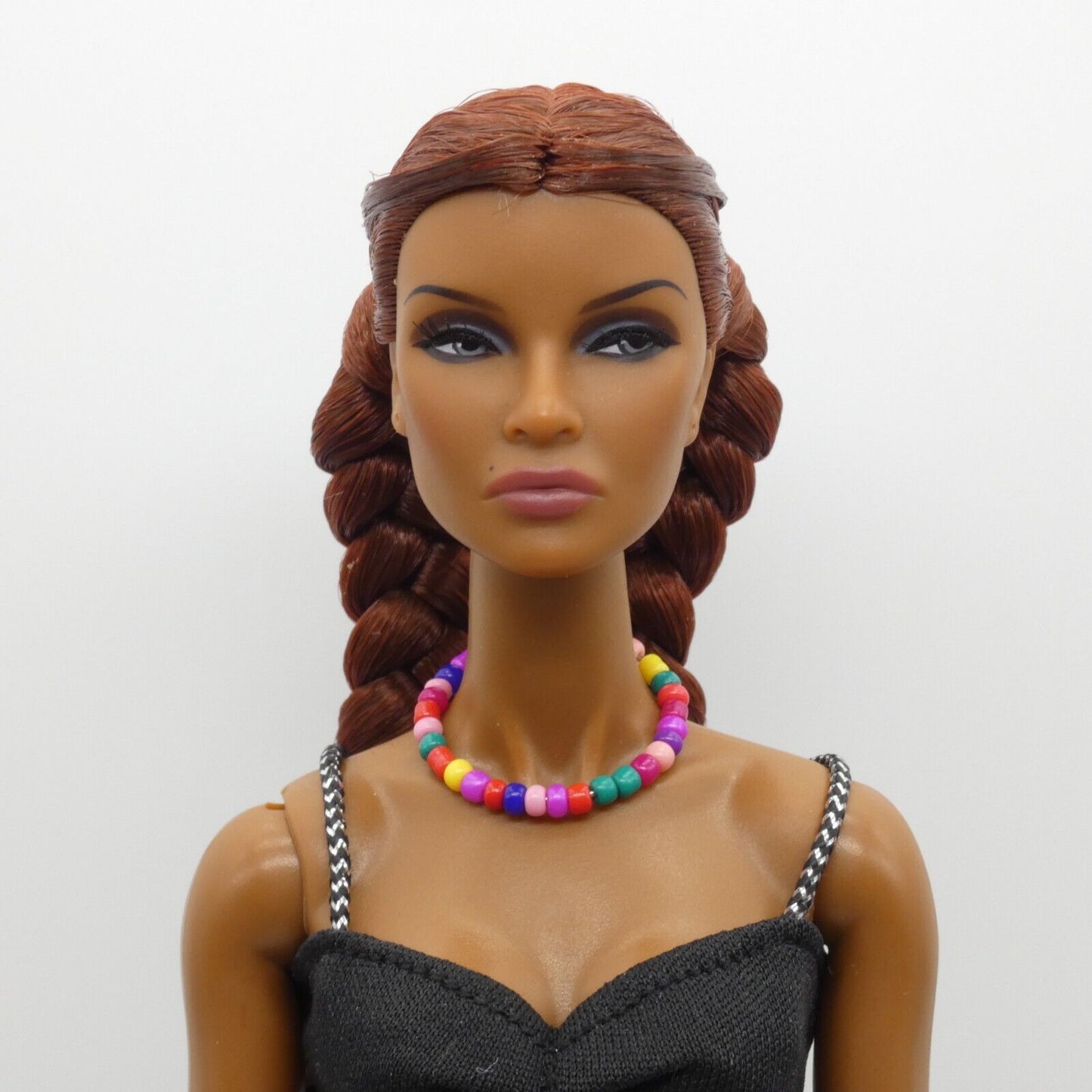 Necklace for Barbie Integrity Toys Size Doll Beaded Vivid Multi Color Choker