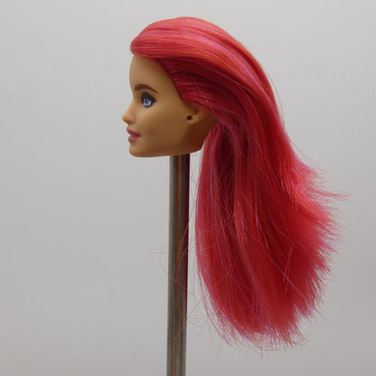 Barbie Fashionistas 168 Doll Head Neysa Face Red Hair Light Skin Blue Eyes GRB56