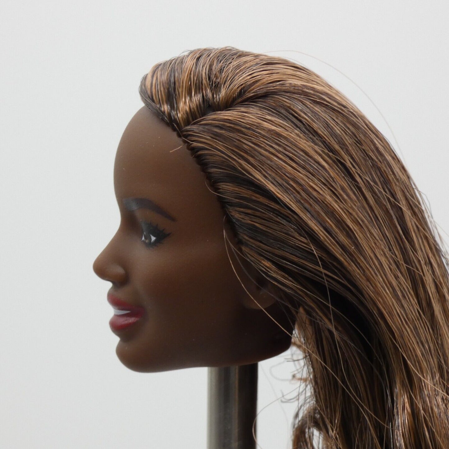 Barbie AA Albus Face Doll Head Only Medium Dark Skin Doctor 2021 Mattel GYT29