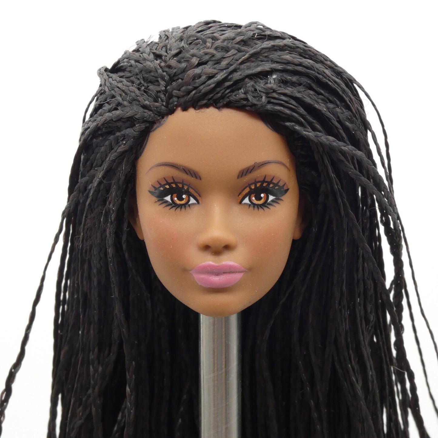 Barbie Looks 21 Doll Head Heide Face AA Medium Dark Skin Braids 2024 HRM13 B