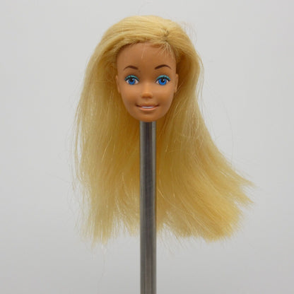 Barbie Malibu Doll Head Only SuperStar Tan Medium Light Skin Mattel TLC