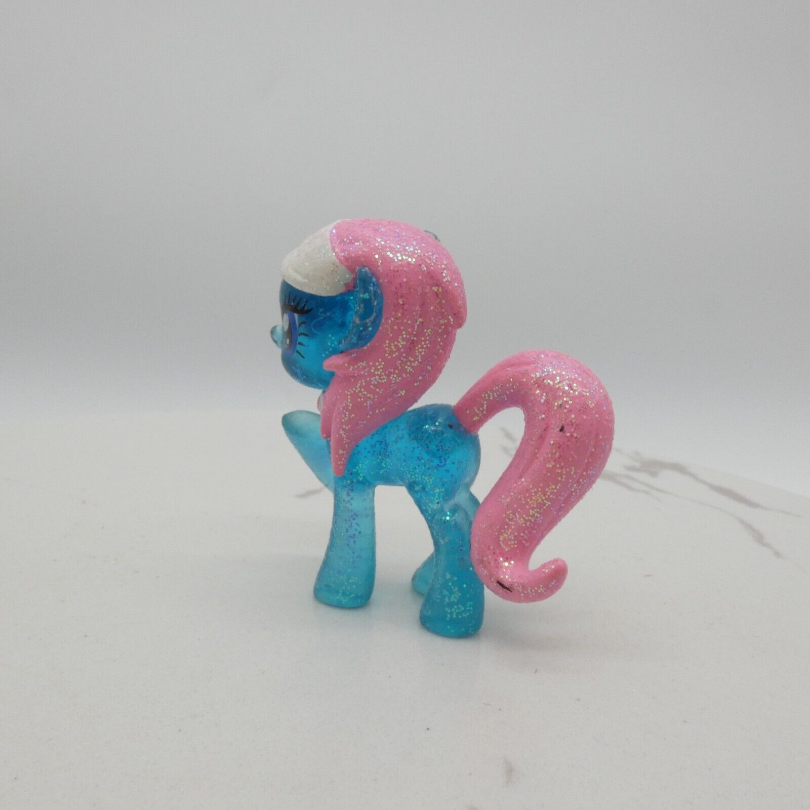 My Little Pony Glitter Lotus Blossom G4 Translucent Blue Molded Hair Hasbro