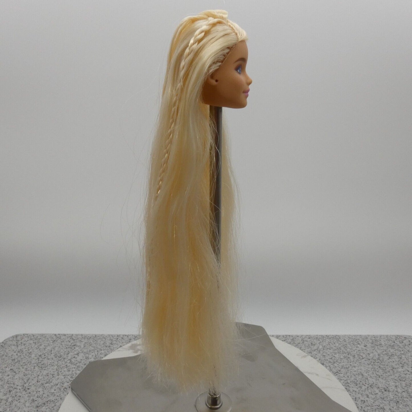 Barbie Extra 12 Doll Head Millie Closed Mouth Long Blonde Hair 2022 HDJ45 Mattel