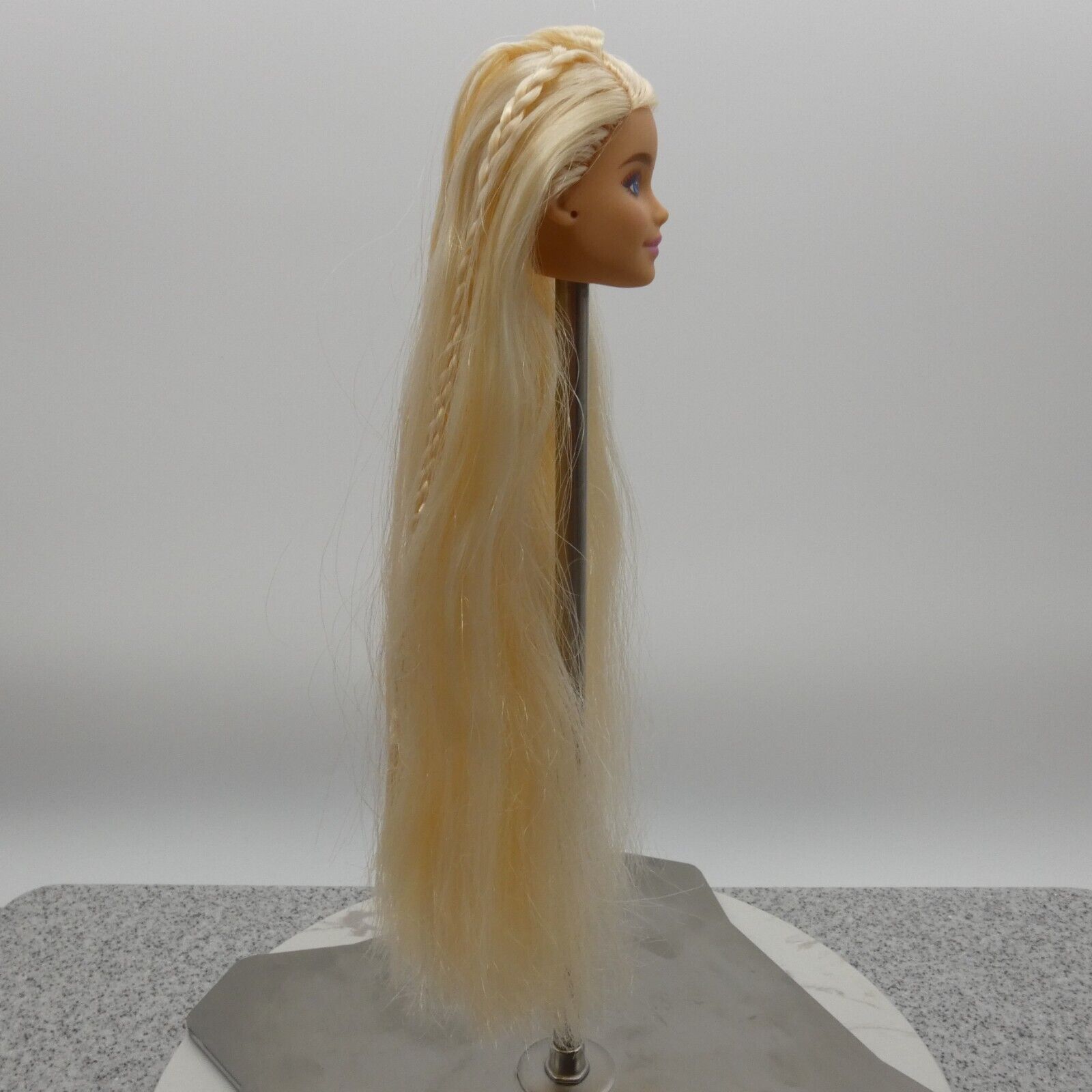 Barbie Extra 12 Doll Head Millie Closed Mouth Long Blonde Hair 2022 HDJ45 Mattel