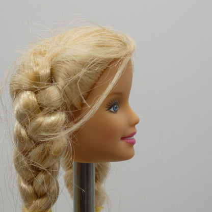 Barbie Walking Doll Head Generation Girl Blonde Braids Medium Light Skin 22232