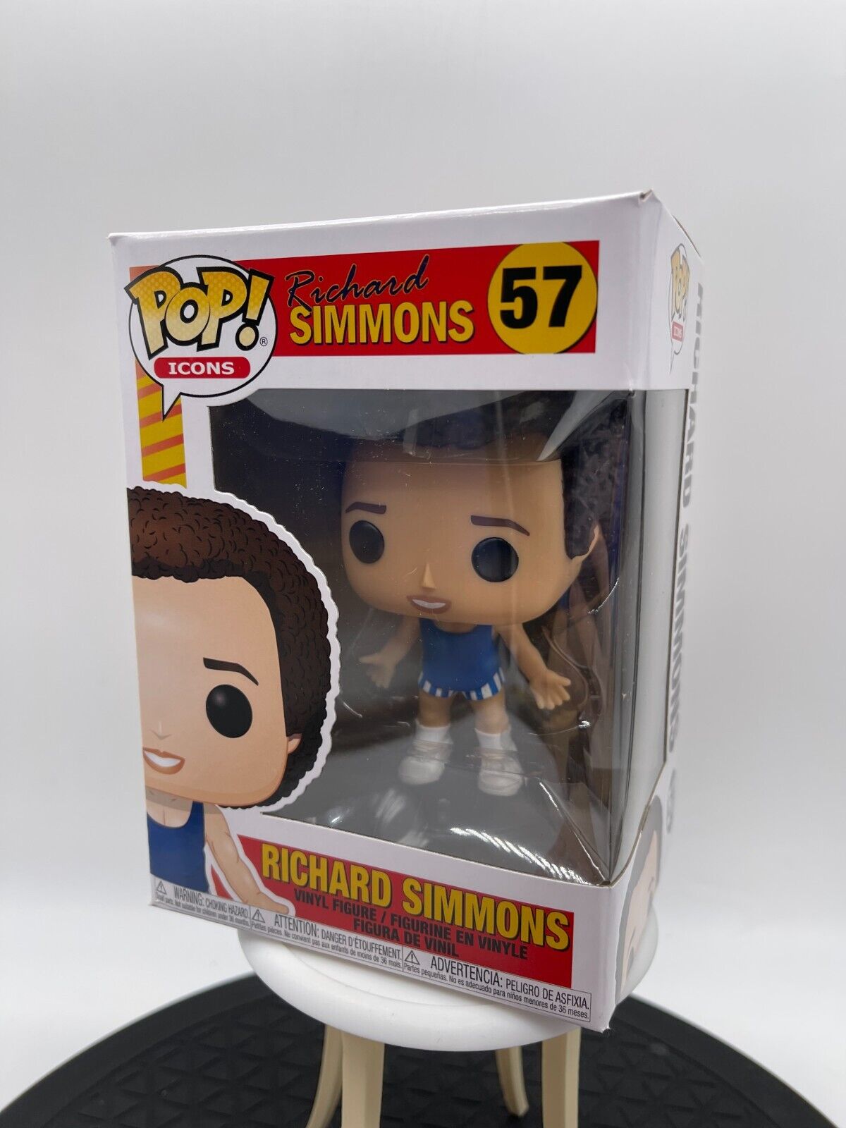 Funko Pop Icons Richard Simmons 57 Sweatin To The Oldies Vinyl Figure 2020