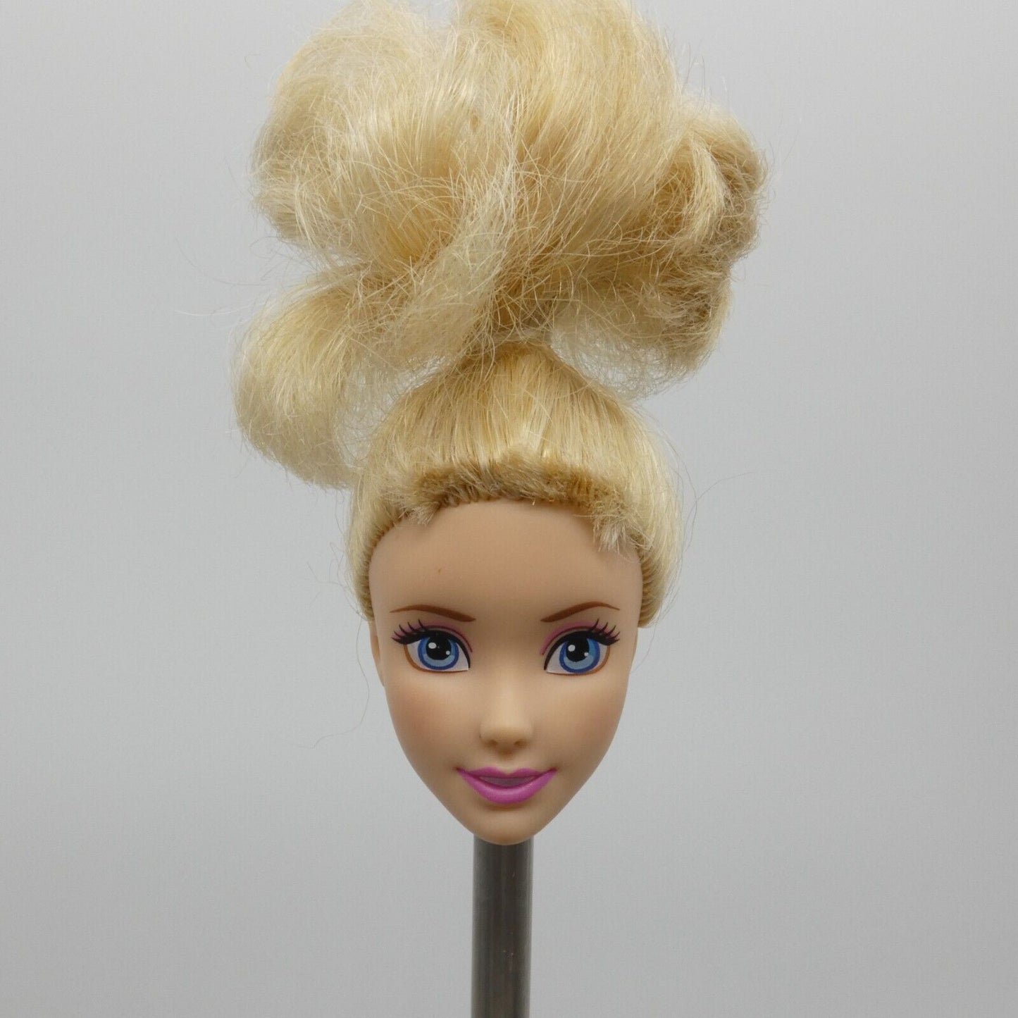 Disney Princess Ballerina Cinderella Doll Head Only Bangs Ponytail 2015 CGF31