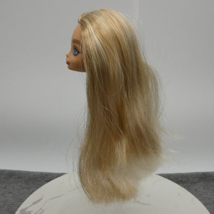 Barbie Extra Minis 4 Doll Head Only Long Blonde Hair 2022 Mattel HGP66 5.5 Inch