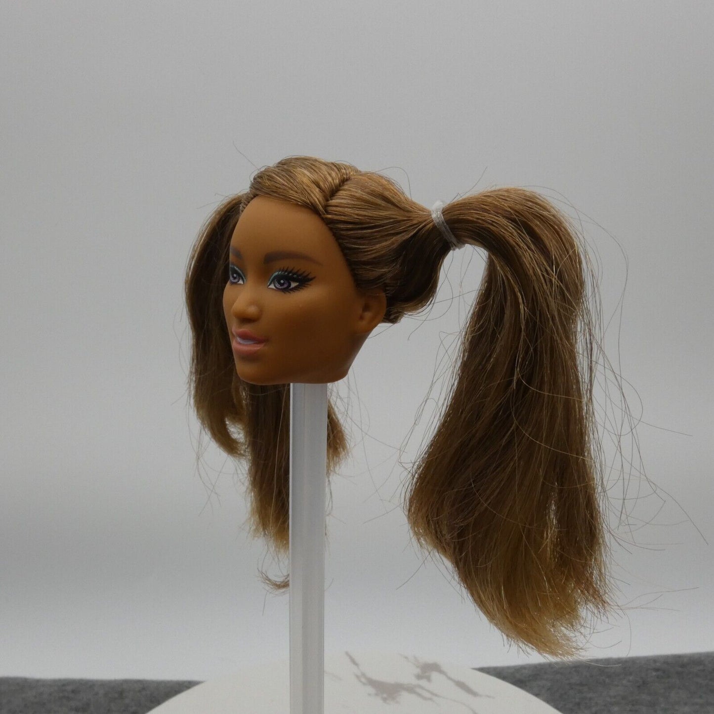 Barbie Loves The Ocean Doll Head Crystal Face Brown Hair 2021 Medium Skin Tone